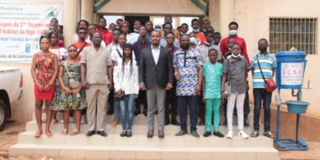Célébration de la journée internationale de l’enfant africain : le club Smile a visité la Mairie de Sagbado