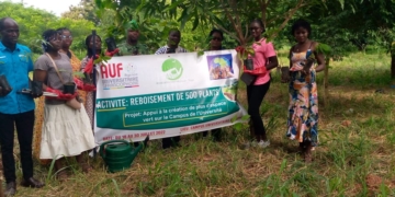 L&rsquo;Ong AVIP-Togo pour plus d&rsquo;espace vert sur le Campus de l’Université de Lomé