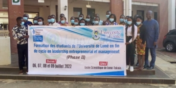 Les étudiants de l&rsquo;Université de Lomé formés en leadership entrepreneurial