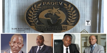 Ouro-Koura Agadazi, Gbati Yawanke Wake, Johanes Makouvia et Pawou Batana honorent le Togo  à Kigali