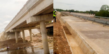Le nouveau pont d&rsquo;Amoutchou ouvert à la circulation