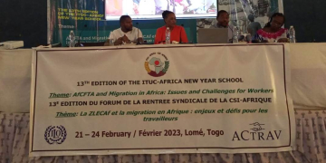 Les défis de la Zlecaf et de la migration en Afrique au centre d&rsquo;une réunion de la CSI-Afrique à Lomé