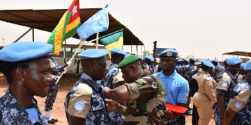 Mali : 139 policiers togolais reçoivent la médaille des Nations Unies