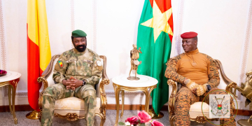 Assimi Goïta chez Ibrahim Traoré