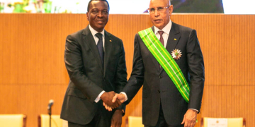 Kodjo Adédzé témoin de l’investiture du Président mauritanien, Mohamed Ould Cheikh El Ghazouani