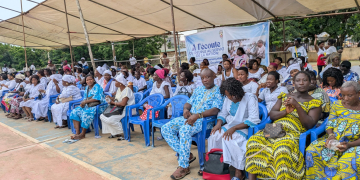 Faure Gnassingbé célébré par les femmes des marchés du Grand Lomé