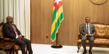 Une délégation de l’Ambassade du Gabon chez Kodjo Adédzé