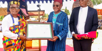 Le nouveau Chef Canton d’Akoumapé Togbui Akouma X intronisé