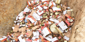 Togo : plus de 16 tonnes de produits périmés et illicites détruites